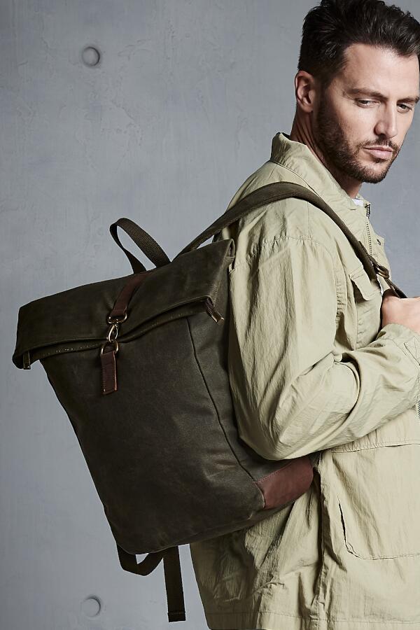 Produktansicht: Quadra Laptop Rucksack aus Canvas-Baumwolle Produktansicht: Quadra Laptop Rucksack aus Canvas-Baumwolle