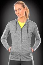 Produktfoto Spiro Damen Sport T-Shirt Jacke mit Kapuze