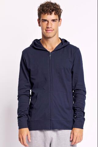 Produktansicht: Neutral Bio Kapuzen T-Shirt Jacke bis Größe 3XL