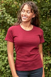 Produktfoto Neutral Damen Interlock Kurzarm T-Shirt aus Bio-Baumwolle