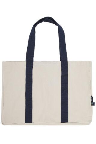 Produktansicht: Neutral große Strandtasche aus Bio-Baumwolle