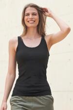 Produktfoto Skinnifit enges Damen Stretch Tankshirt