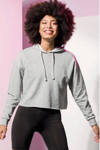 Produktfoto Skinnifit weiter, kurzer Damen Kapuzensweater