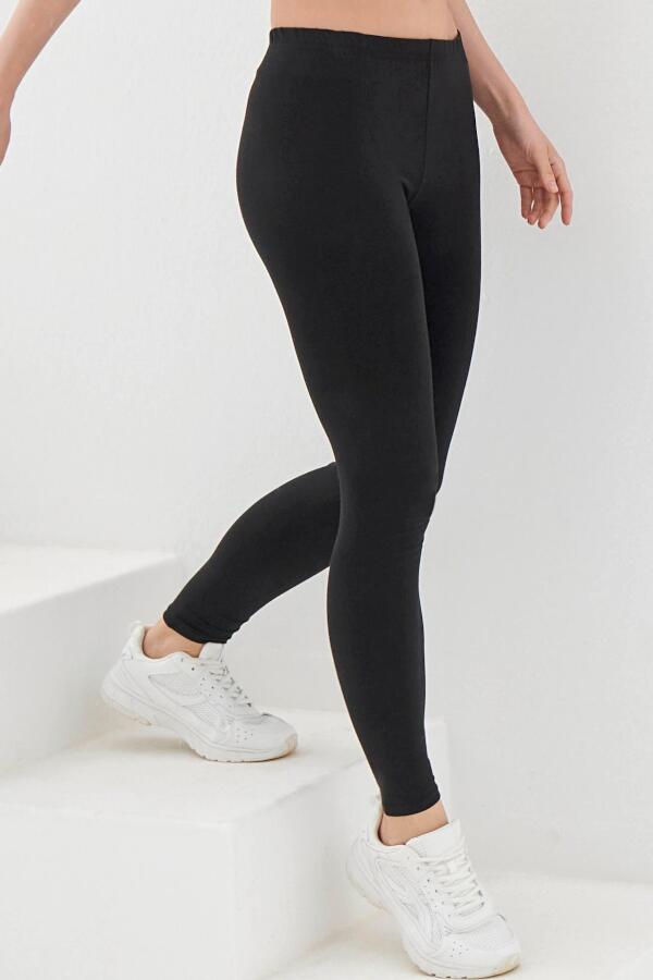 Produktansicht: Skinnfit schwarze Damen Leggings