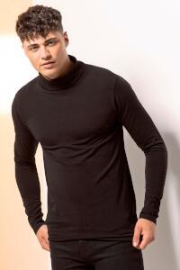 Produktfoto Skinnifit Herren Langarm T-Shirt mit Rollkragen