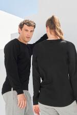 Produktfoto Skinnifit Slogan leichter Sweatpulli mit abfallenden Schultern