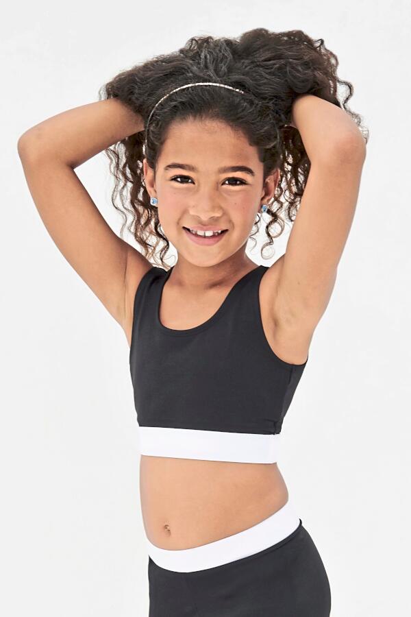 Produktansicht: Skinnifit bauchfreies Mädchen Sport-Top