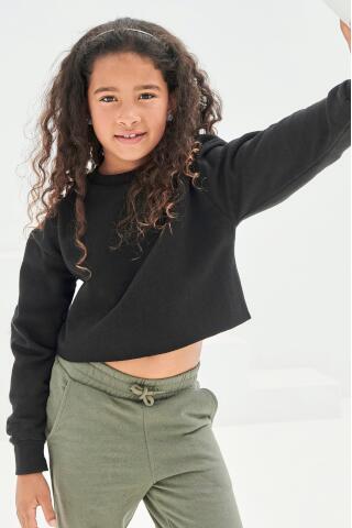 Produktansicht: Skinnifit weites, kurzes Mädchen Sweatshirt