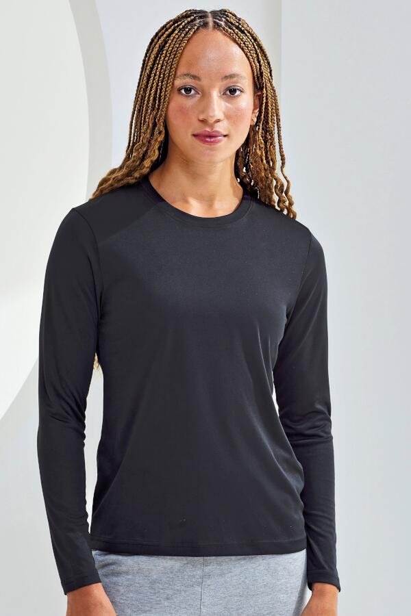 Produktansicht: TriDri® Damen Sportshirt mit langen Ärmeln Produktansicht: TriDri® Damen Sportshirt mit langen Ärmeln
