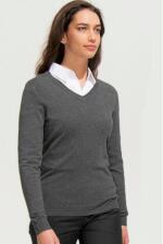 Produktfoto Sols Damen Strickpullover mit tiefem V-Ausschnitt