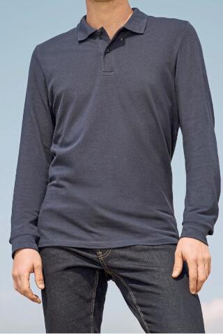 Produktansicht: SOLS Herren Langarm Piqué Poloshirt bis 4XL Produktansicht: SOLS Herren Langarm Piqué Poloshirt bis 4XL