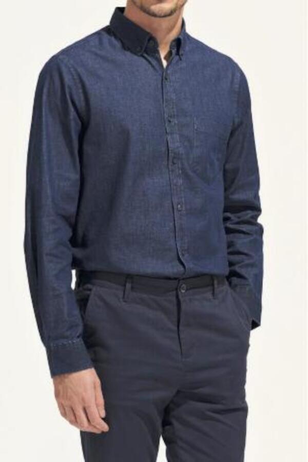 Produktansicht: Sols Herren Jeanshemd Produktansicht: Sols Herren Jeanshemd