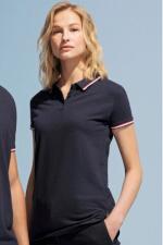 Produktfoto Sols Damen Poloshirt mit Kontrasträndern