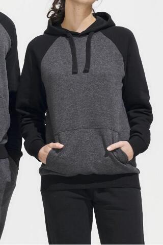 Produktansicht: Sols Unisex Hoodie im Baseball-Stil Produktansicht: Sols Unisex Hoodie im Baseball-Stil