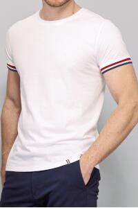 Produktfoto Sols Herren T-Shirt mit farbigen Ärmelbündchen bis 4XL