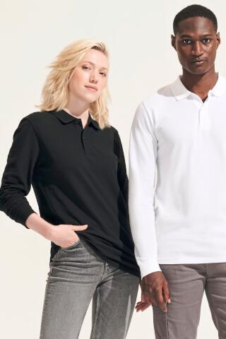 Produktansicht: Sols Planet Unisex Langarm Poloshirt aus Bio-Baumwolle