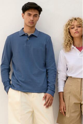 Produktansicht: Sols Unisex Langarm Poloshirt aus Baumwolle