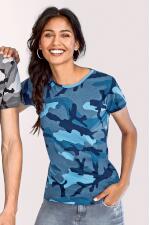 Produktfoto Sols Damen Kurzarm Camouflage T Shirt