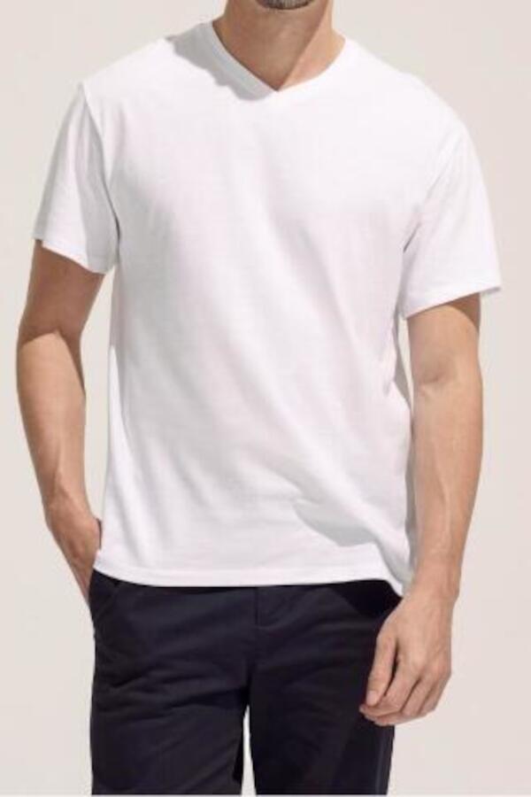 Produktansicht: Sols Victory Herren Baumwoll T-Shirt mit V-Ausschnitt Produktansicht: Sols Victory Herren Baumwoll T-Shirt mit V-Ausschnitt