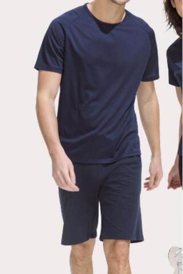 Produktansicht: Sols Sporty günstiges Herren Fitness T Shirt mit kurzen Ärmeln bis 3XL
