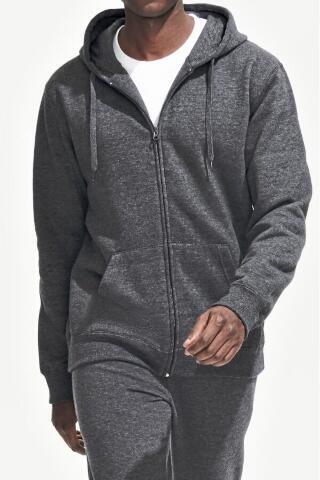 Produktansicht: Sols Seven Herren Sweatjacke mit Kapuze bis 3XL Produktansicht: Sols Seven Herren Sweatjacke mit Kapuze bis 3XL