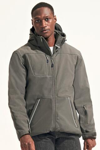 Produktansicht: Sols Rock wasserdichte Herren Winterjacke aus Softshell bis 3XL Produktansicht: Sols Rock wasserdichte Herren Winterjacke aus Softshell bis 3XL