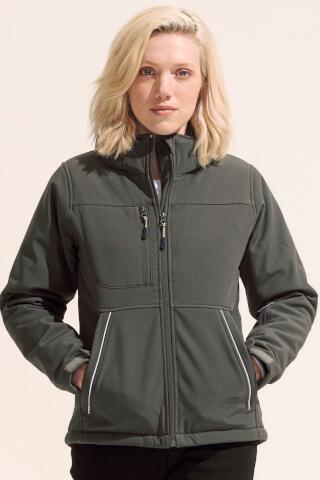 Produktansicht: Sols Rock wasserdichte Damen Winterjacke aus Softshell Produktansicht: Sols Rock wasserdichte Damen Winterjacke aus Softshell