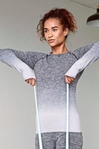 Produktfoto Tombo enges Damen Sportshirt mit langen Ärmeln