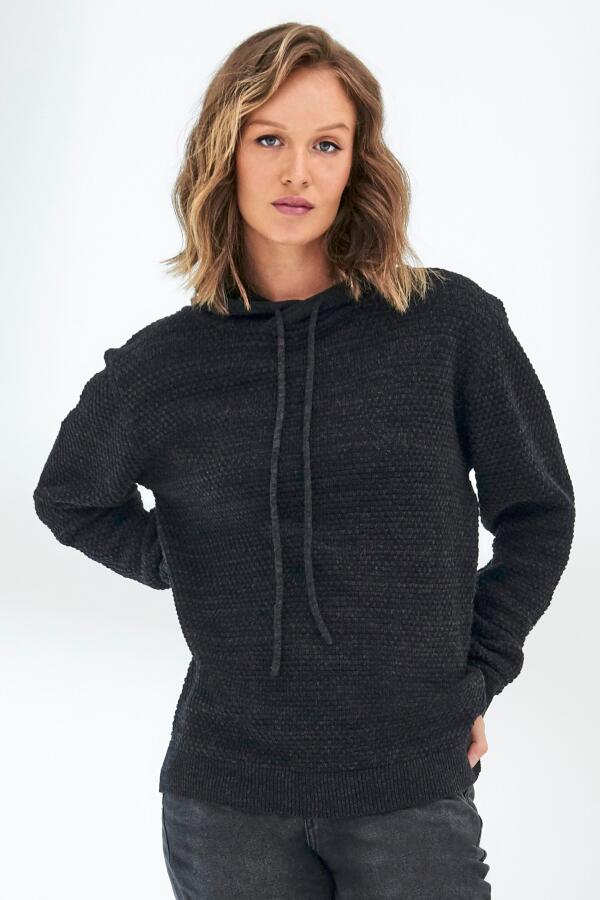 Produktansicht: Ecologie Iguazu Strickpulli mit Kapuze Produktansicht: Ecologie Iguazu Strickpulli mit Kapuze