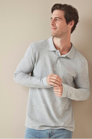Produktansicht: Stedman Herren Langarm Poloshirt