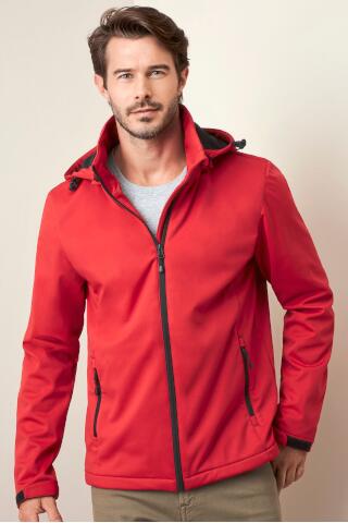 Produktansicht: Stedman Lux Herren Softshelljacke mit Kapuze