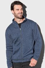 Produktfoto Stedman Active Herren Fleecejacke mit gestrickter Oberfläche