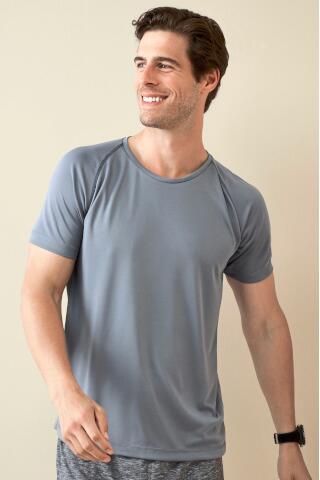 Produktansicht: Stedman Herren Raglan Kurzarm Sport T-Shirt Produktansicht: Stedman Herren Raglan Kurzarm Sport T-Shirt