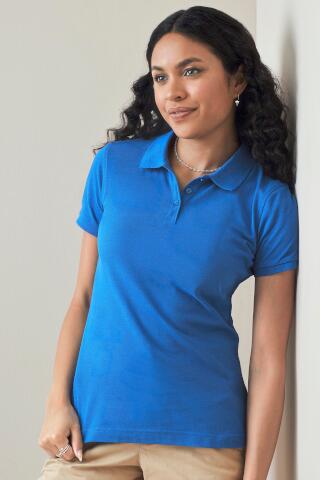 Produktansicht: Stedman Lux Damen Poloshirt mit kurzen Ärmeln Produktansicht: Stedman Lux Damen Poloshirt mit kurzen Ärmeln