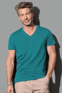 Produktfoto Stedman James Herren T Shirt aus Öko-Baumwolle mit V Ausschnitt