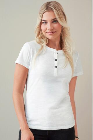 Produktansicht: Stedman Sharon Damen T-Shirt mit Knöpfen Produktansicht: Stedman Sharon Damen T-Shirt mit Knöpfen