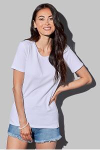 Produktfoto Stedman Damen Kurzarm T-Shirt mit weitem Ausschnitt