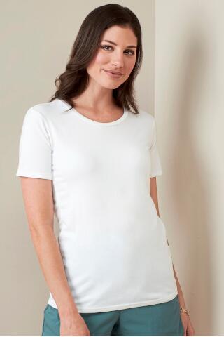 Produktansicht: Stedman Damen Kurzarm T-Shirt mit weitem Ausschnitt Produktansicht: Stedman Damen Kurzarm T-Shirt mit weitem Ausschnitt