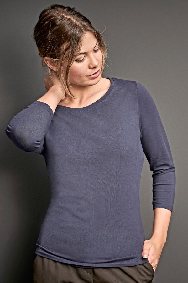 Produktansicht: Tee Jays Damen Stretch T-Shirt mit 3/4 langem Arm bis 3XL