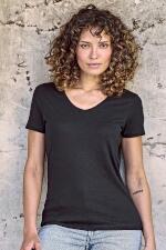 Produktfoto Tee Jays Damen Bio T-Shirt mit V-Ausschnitt