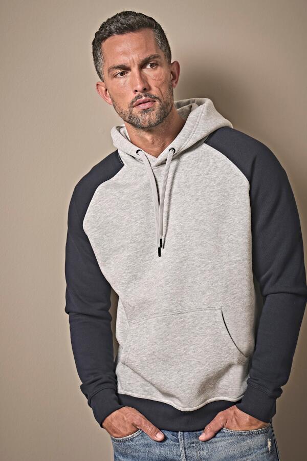 Produktansicht: Tee Jays Baseball Hoodie aus dickem Stoff für Männer Produktansicht: Tee Jays Baseball Hoodie aus dickem Stoff für Männer
