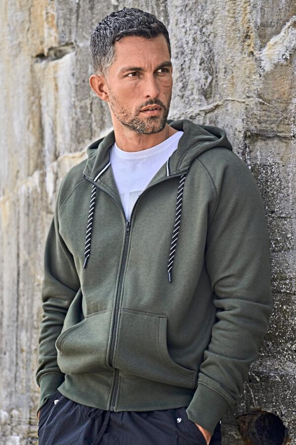 Produktansicht: Tee Jays Sweatshirt Jacke mit Kapuze für Männer