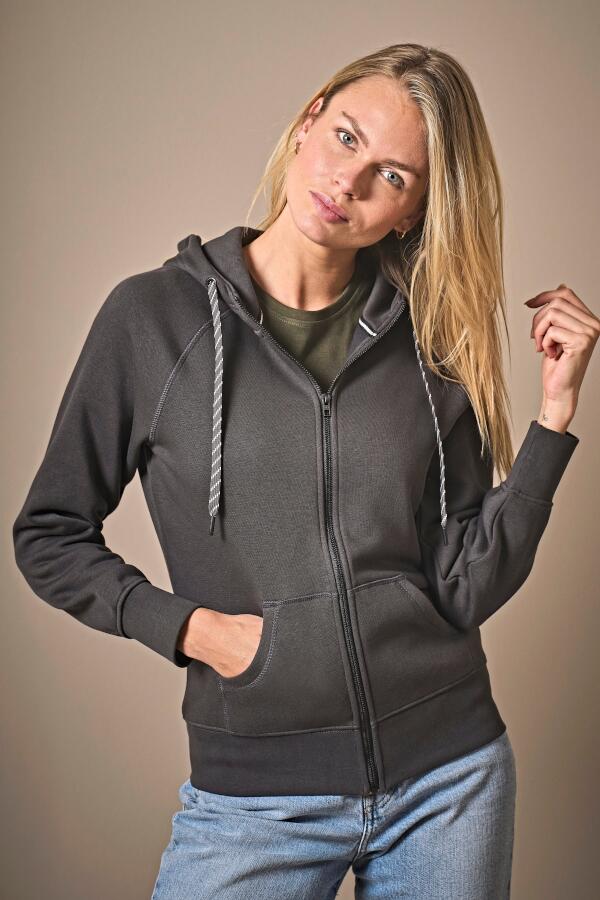 Produktansicht: Tee Jays coole Damen Kapuzenjacke Produktansicht: Tee Jays coole Damen Kapuzenjacke