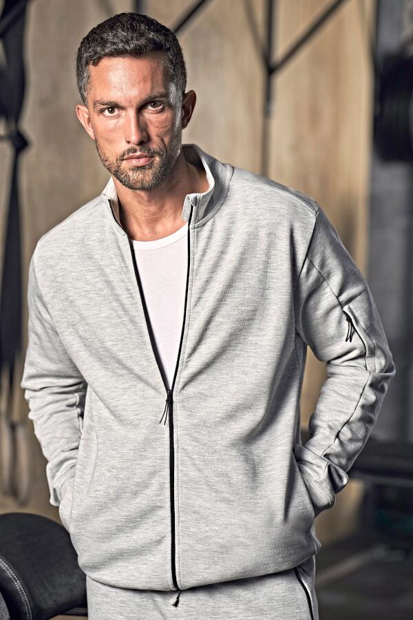 Produktansicht: Tee Jays Herren Sport Sweatjacke mit Ärmeltasche Produktansicht: Tee Jays Herren Sport Sweatjacke mit Ärmeltasche