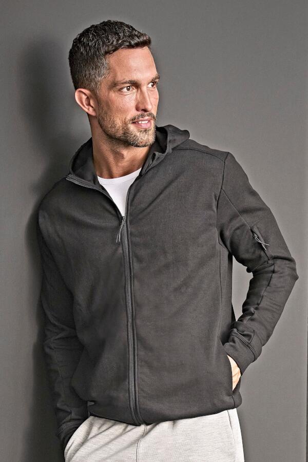 Produktansicht: Tee Jays Herren Sport Hoodyjacke mit Ärmeltasche Produktansicht: Tee Jays Herren Sport Hoodyjacke mit Ärmeltasche