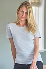 Produktfoto Tee Jays Interlock schweres Damen T-Shirt mit rundem Ausschnitt bis Größe 3XL