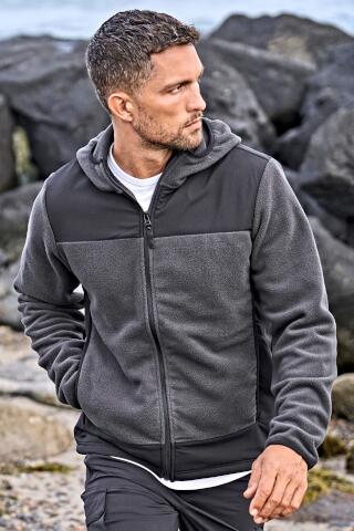 Produktansicht: Tee Jays Mountain Herren Fleecejacke mit Kapuze Produktansicht: Tee Jays Mountain Herren Fleecejacke mit Kapuze