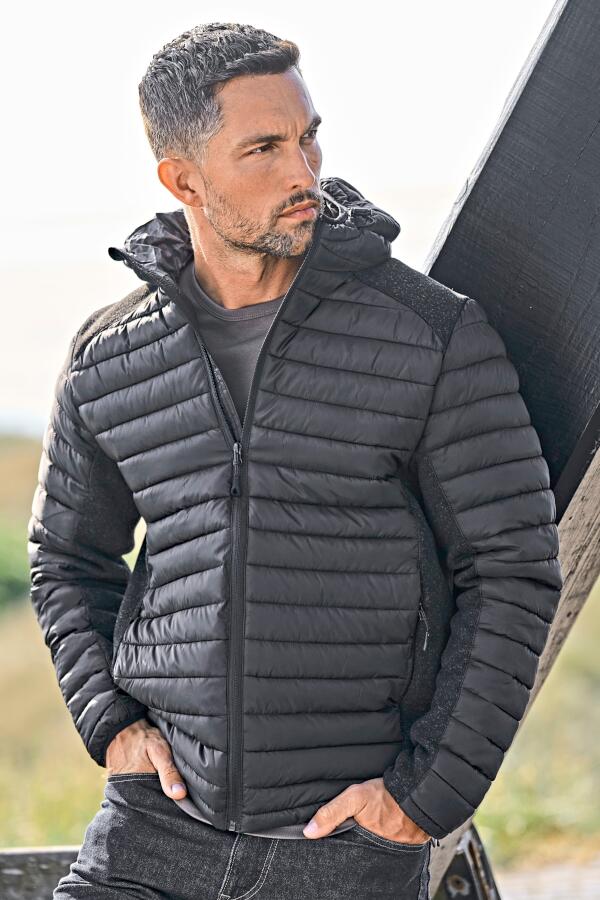Produktansicht: Tee Jays Herren Kapuzen Steppjacke bis Größe 3XL Produktansicht: Tee Jays Herren Kapuzen Steppjacke bis Größe 3XL