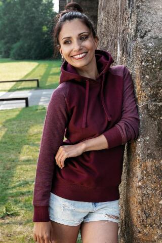 Produktansicht: my mate Damen Kapuzenpullover ohne Tasche vorn Produktansicht: my mate Damen Kapuzenpullover ohne Tasche vorn