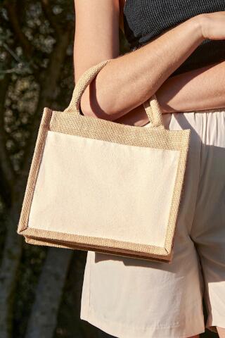 Produktansicht: WM kleine Jutetasche für Geschenke